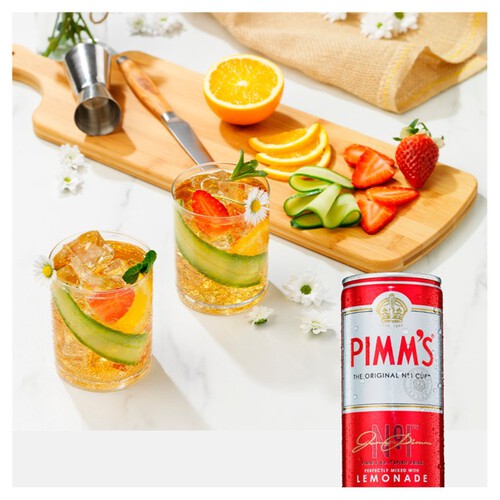 Pimm's No.1 and Lemonade Ready to Drink premix 5.4% vol