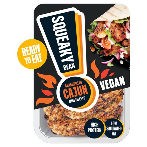 Squeaky Bean Ready to Eat Chargrilled Cajun Mini Fillets