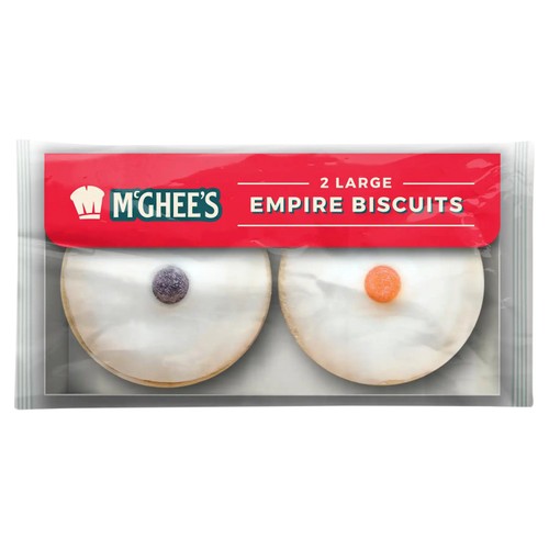 McGhees 2 large empire biscuits