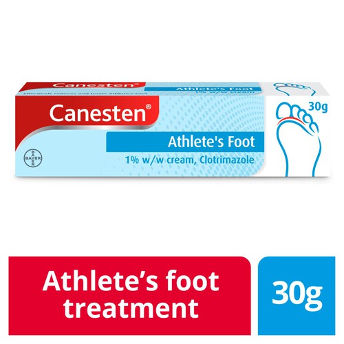 Canesten Dual Action Athlete's Foot 1% w/w Cream