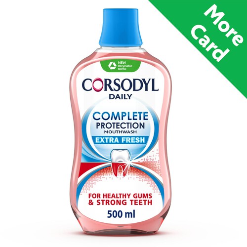 Corsodyl Daily Complete Protection Gum Care Alcohol Free Mouthwash