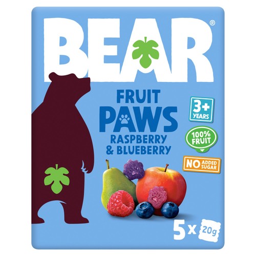 BEAR Paws Raspberry & Blueberry