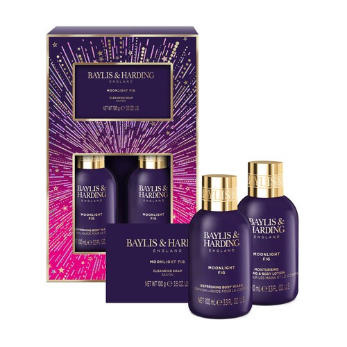 Baylis & Harding Moonlight Fig Make Me Sparkle Bathing Gift Set