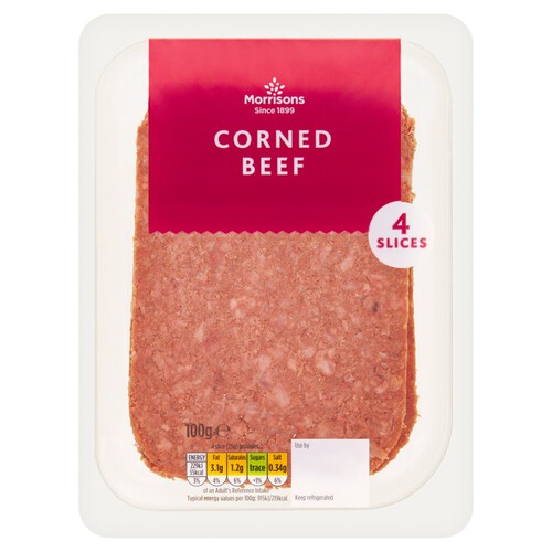 Morrisons Corned Beef 4 Slices