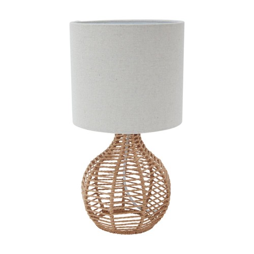 Home Style Hudson Paper Rope Lamp Natural