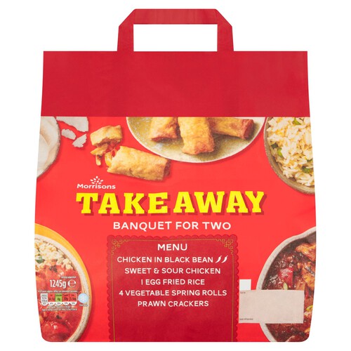 Morrisons Takeaway Meal For 2 Chicken & Blackbean & Sweet and Sour 