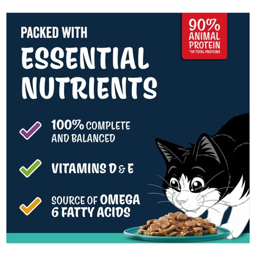 Felix Deliciously Sliced Fish Selection In Jelly Wet Cat Food