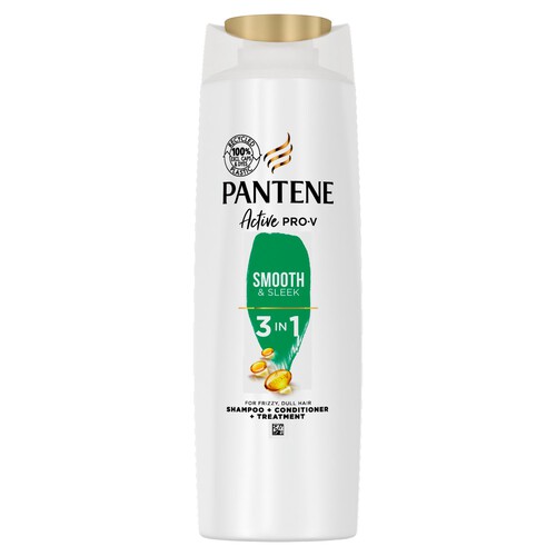 Pantene Pro-V Smooth & Sleek 3in1 Shampoo + Conditioner +Treatment 