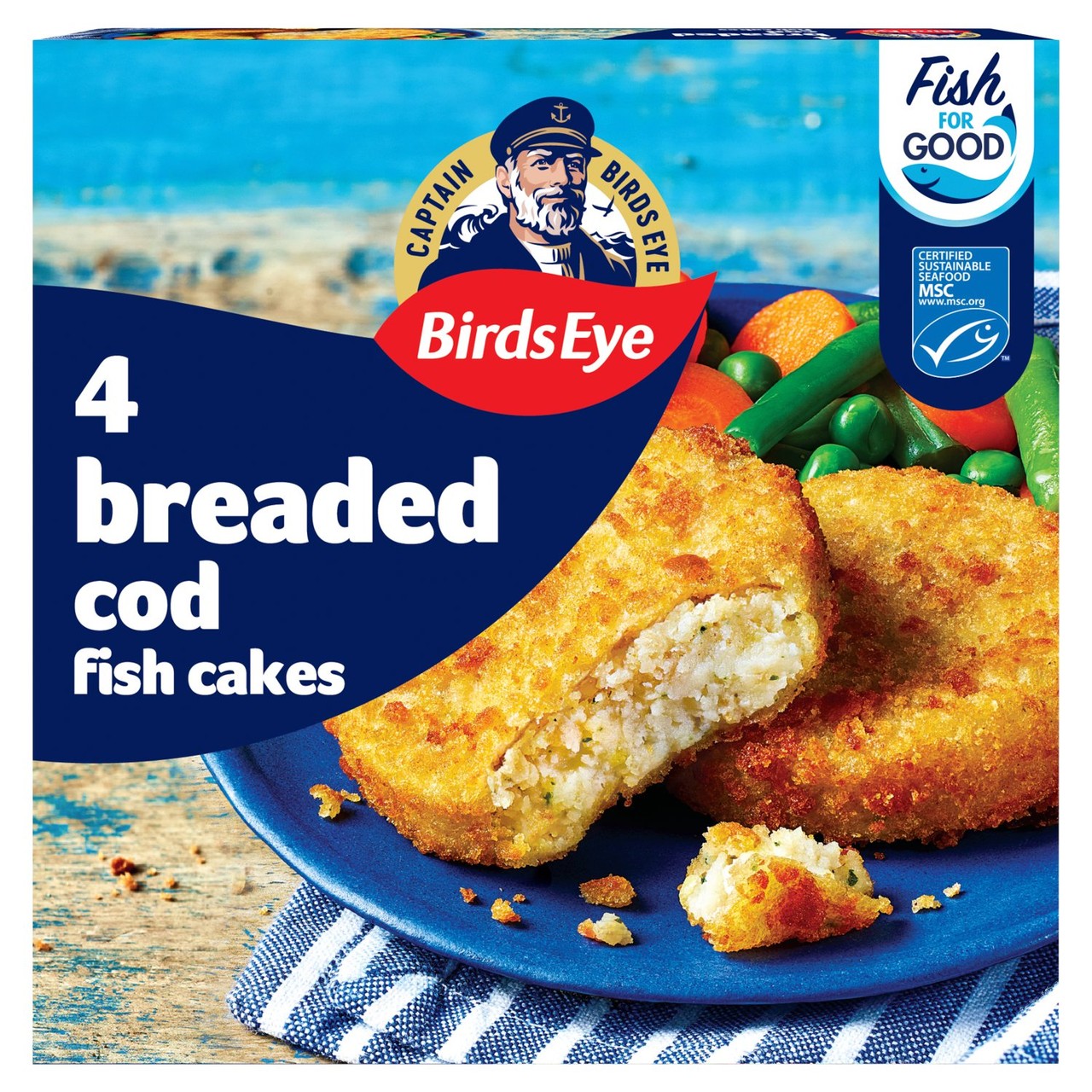 Image of Birds Eye Breaded Cod Fish Cakes