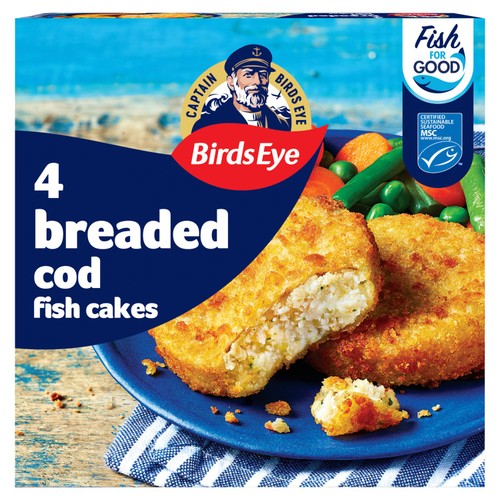 Birds Eye Breaded Cod Fish Cakes