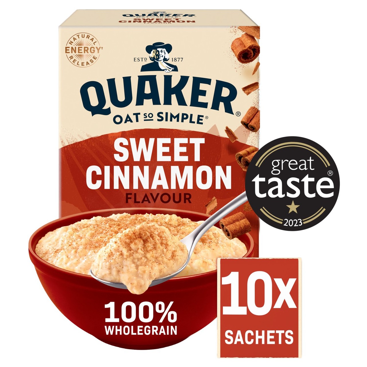 Quaker Oat So Simple Sweet Cinnamon Porridge Sachets
