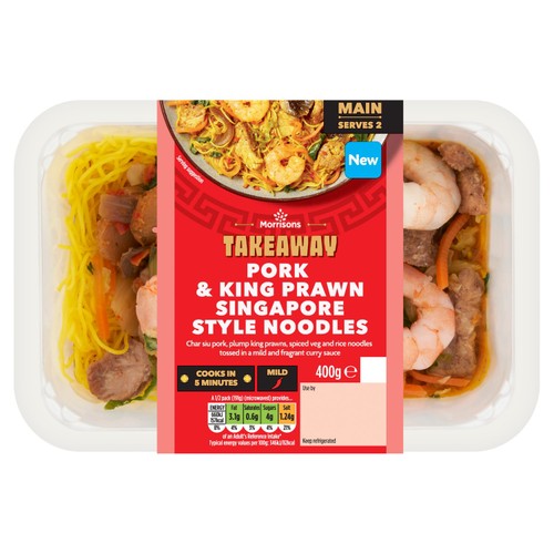 Morrisons Takeaway Singapore Noodles 400g
