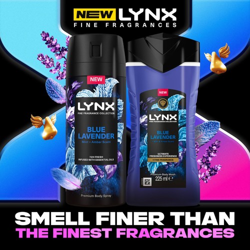 Lynx Fine Fragrance Duo Blue Lavender Gift Set