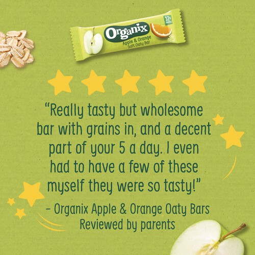 Organix Apple & Orange Soft Oaty Bars