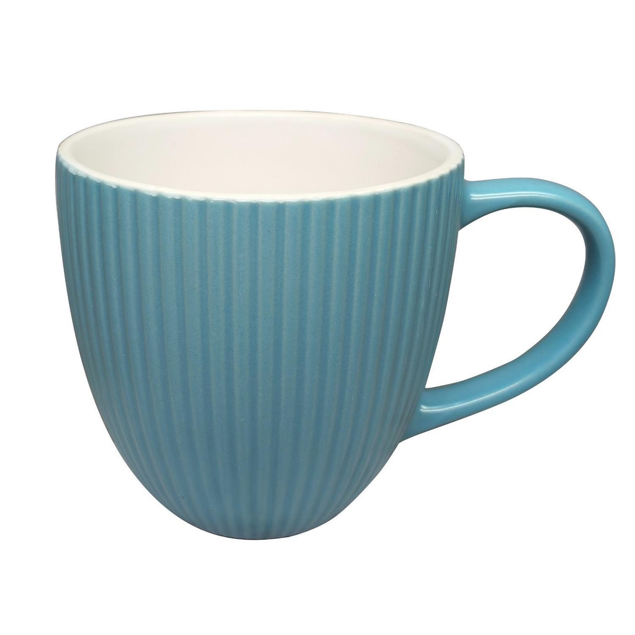 Nutmeg Home Ridged Value Mug Blue