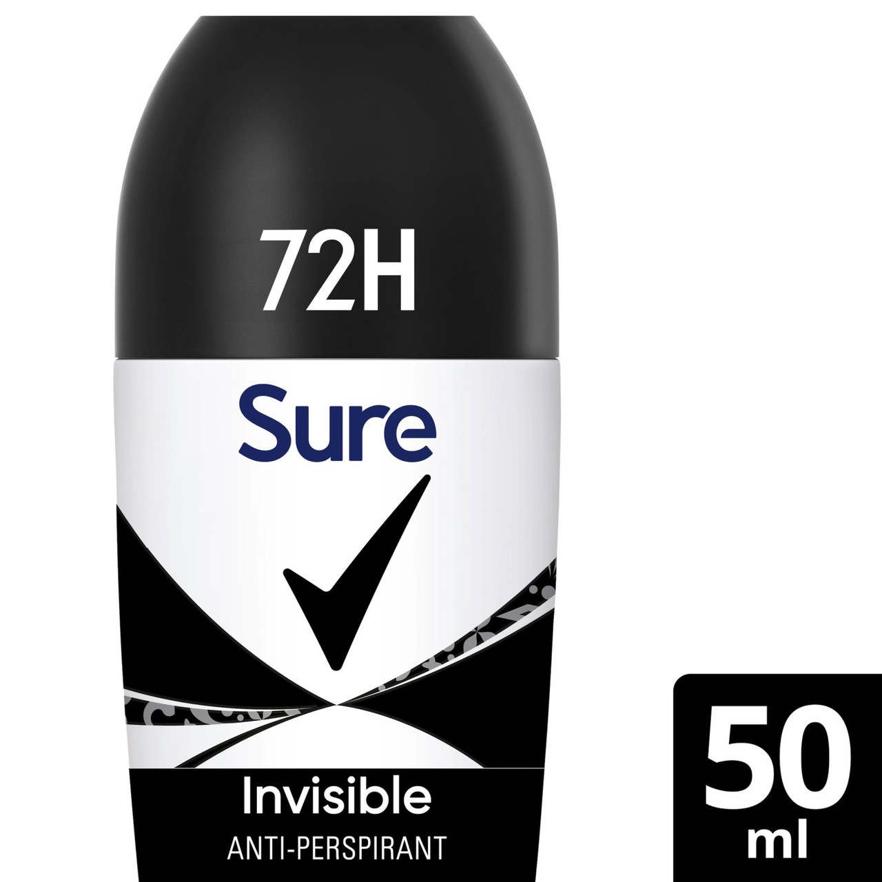 Sure Anti-Perspirant Roll On Invisible Black & White 50ml