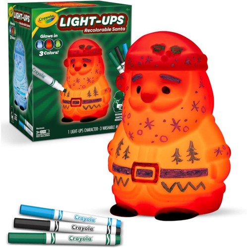 Crayola Light-Ups Recolorable Santa