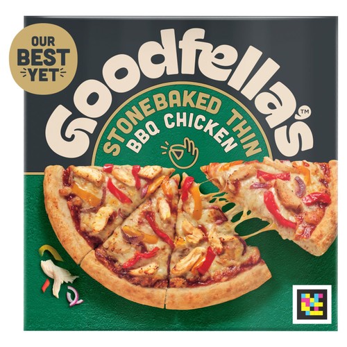 Goodfella's Stonebaked Thin BBQ Chicken Pizza   385g