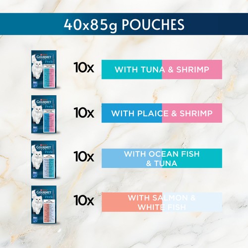 Gourmet Perle Ocean Collection Wet Cat Food