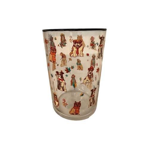 Morrisons Dog With Rim Printed Autumn Tumbler