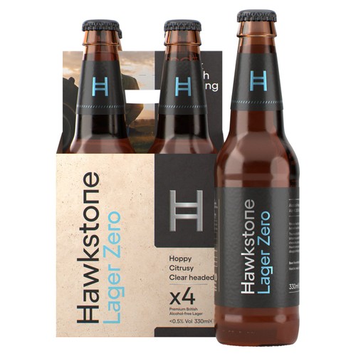 Hawkstone Zero Lager 4 X 330Ml