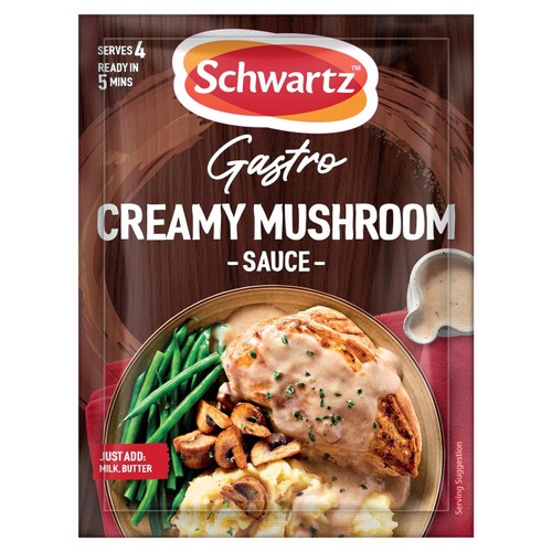 Schwartz Gastro Creamy Mushroom Sauce 30g