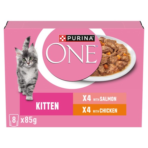 Purina One Kitten 1-12 Months 8 x 85g (680g)