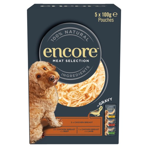 Encore Meat Selection In Gravy Pouches