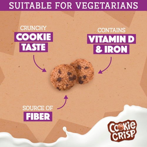 Nestle Cookie Crisp Chocolate Cereal 500g