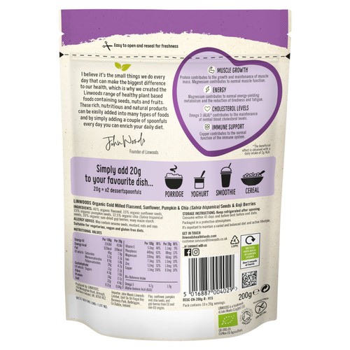 Linwoods Flaxseed & Chai Seeds