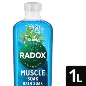 Radox Muscle Soak Bath Soak Bubble Bath 1L