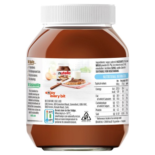Nutella Chocolate & Hazelnut Spread   1kg