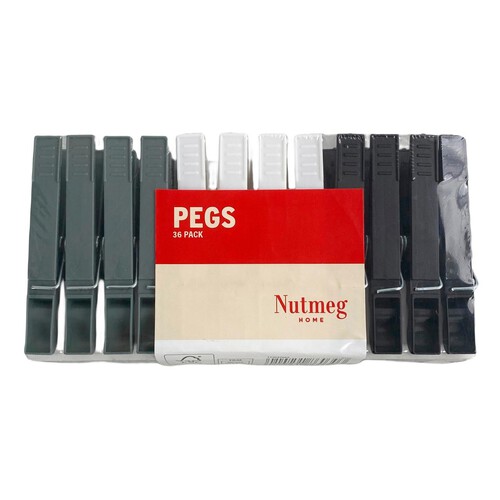 Nutmeg Home Essentials Pegs