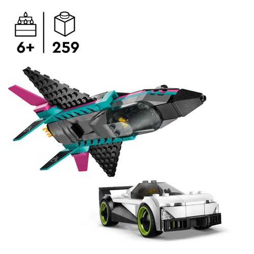 Lego City Great Vehicles Jet Vs. Car 60489