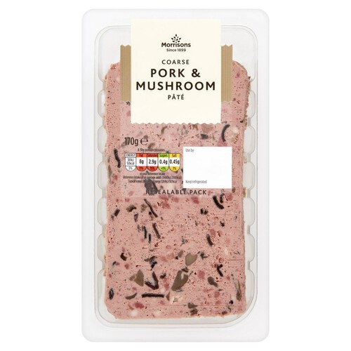 Morrisons Coarse Pork & Mushroom Pate