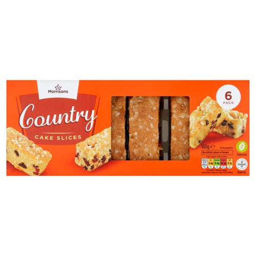 Morrisons 6 Country Cake Slices 