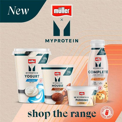 Muller x MyProtein Vanilla Pudding Dessert