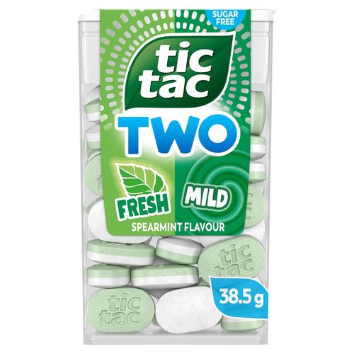 Tic Tac Two Spearmint Sweets 38.5g