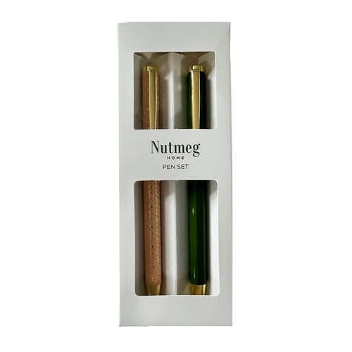 Nutmeg 2 Pack Fashion Pen