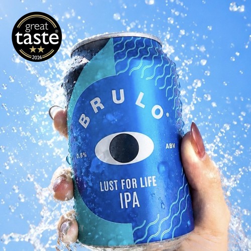 BRULO Lust for Life Alcohol Free IPA Beer 4 x 330ml