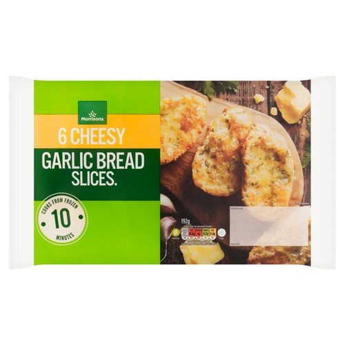 Morrisons cheesy garlic bread slices