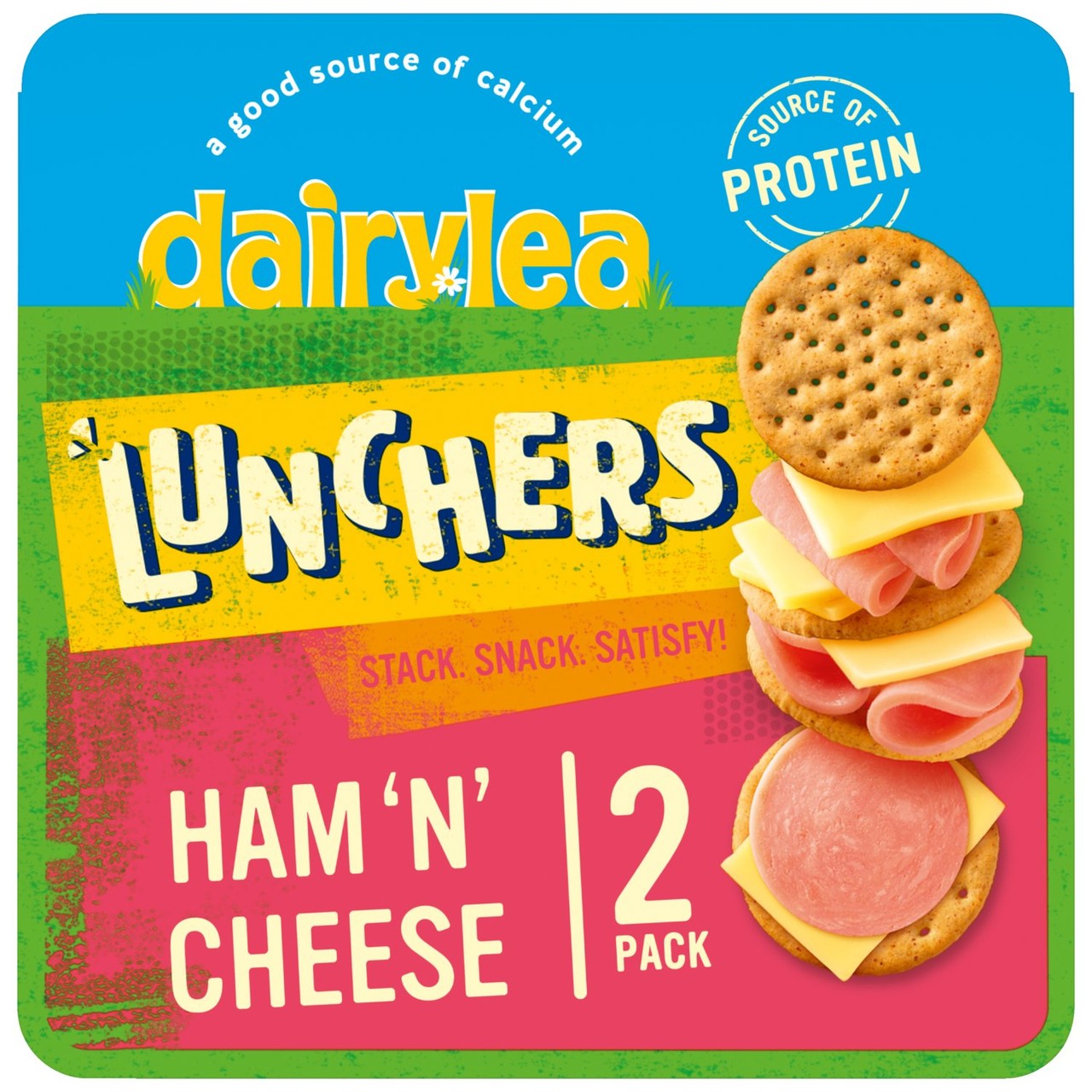 Dairylea Lunchers Ham Twin Pack 2 x 65g