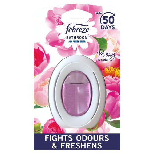 Febreze Peony & Cedar Small Spaces Bathroom Air Freshener 