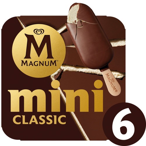 Magnum Mini Classic Ice Cream Sticks 6 x 55ml