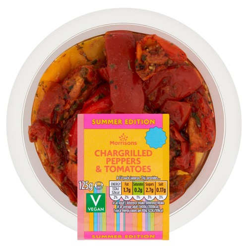 Morrisons chargrilled peppers and tomatoes