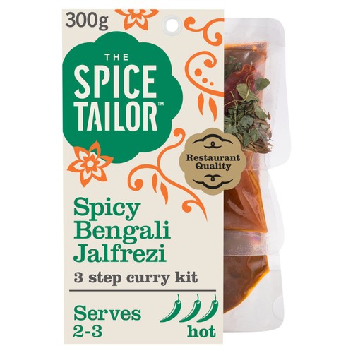 The Spice Tailor Spicy Bengali Jalfrezi Indian Curry Sauce Meal Kit 300g