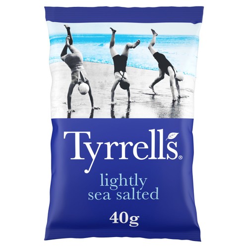 Tyrrells sea salted crisps