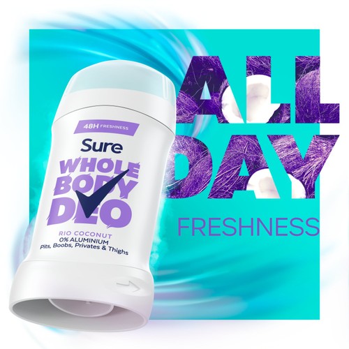 Sure Women Rio Coconut 48H Whole Body Deodorant Stick