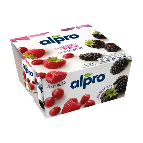 Alpro Blackberry, Raspberry & Cranberry Yogurt Alternative 