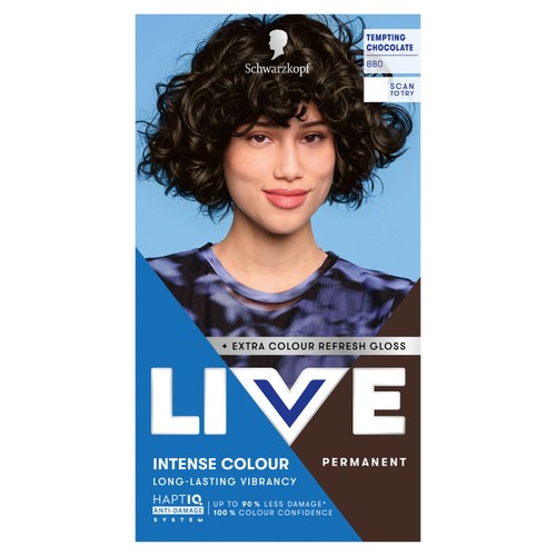 LIVE Intense Colour Permanent Hair Dye 880 Tempting Chocolate